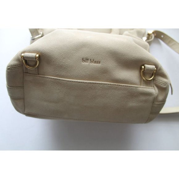 Bill Blass Robin Suede Crossbody Bag Wood Ash - Picture 9 of 12